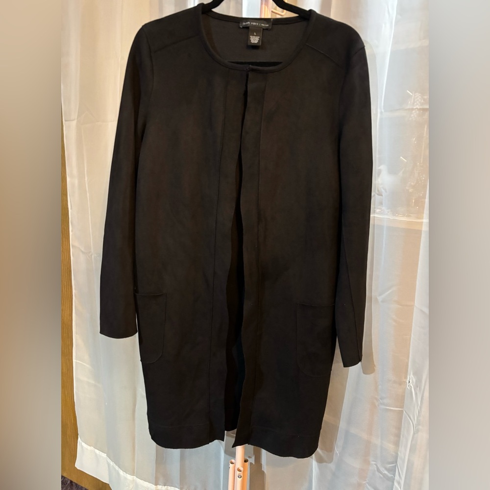 Joan Vaas Faux Suede Lightweight Jacket